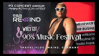 TRAVEL VLOG: Staycation |90’s Music Festival |Mainz, Germany |  Black, Plus & Abroad