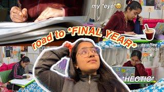 5 days, 5 exams | Road️ to final year! eye infection, danced a day before exam? *HECTIC*