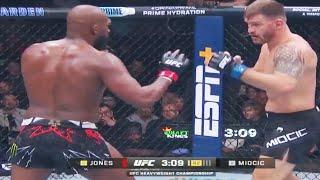 Jon Jones vs Stipe Miocic KO/TKO Full Fight Highlights – Jon Jones win