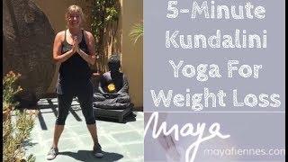 5-minute Kundalini-Style Yoga for Weight Loss with Maya Fiennes