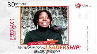 FAVOUR ANI: Future Leadership Conference