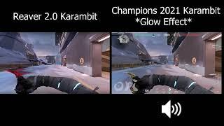 *NEW* Reaver 2.0 Karambit vs. Champions 2021 Karambit Comparison • Which one is BETTER?!