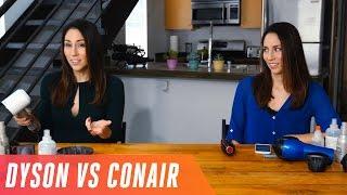 Dyson Supersonic hairdryer vs. regular Conair