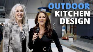 Contemporary OUTDOOR Kitchen Design 2023 | SACRAMENTO California | CAL EXPO show