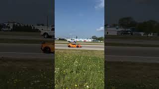 Cool loud Corvette￼ leaving car show #fyp #shorts #car #coolcars #viral