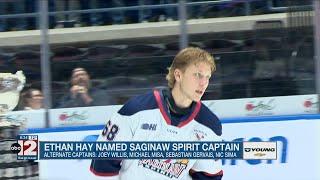 Ethan Hay named Saginaw Spirit captain