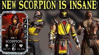 Mortal Kombat Mobile. MK11 Scorpion Dominating Faction Wars. New Best Card in MK Mobile!