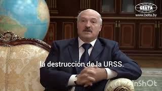 Presidente de Bielorrusia, Lukashenko, reivindicando el legado de la Unión Soviética (2018)