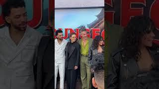  REGE-JEAN PAGE, HUGH GRANT, MICHELLE RODRIGUEZ ON THE DUNGEONS & DRAGONS BLACK CARPET