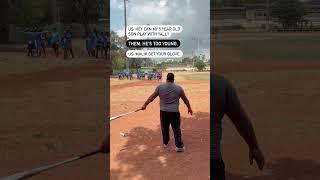 5 year old shocks the crowd! #growingupbaseball #5yearsold #dominicanbaseball #love #mlb #sports