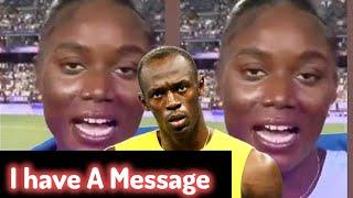 Julien Alfred Sent A Shocking Message About Usain bolt And SAID....