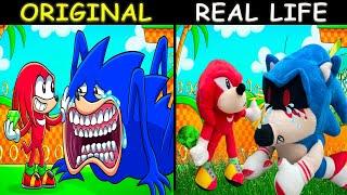 SHIN SONIC TAPES IS NOT A MONSTER! - The Sonic Tapes Animation | Original vs Plush Toys