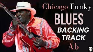 Chicago Funky Blues backing track in Ab - Half step down tuned guitar