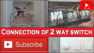 Two way switch connection on both sides explained