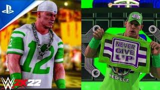 John Cena Evolution in WWE Games! (WWE MODS TO WWE2K22) Thuganomics, My Time is Now