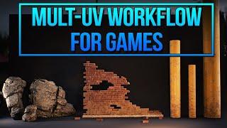 Double UV Workflow for Game Art (+ UE4 Download) | Blending Tiling Textures in Engine