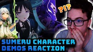 HO*Y SH*T!!! Reacting to Sumeru Character Demos | Genshin Impact