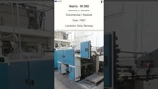 For Sale: Harris M 300 Commercial Heatset Machine