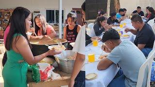 Empezamos a Servir La Comida|Mi Esposa Junto a su Familia feliz por su Nueva Casa 