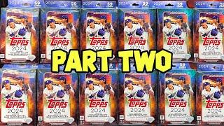 Opening (16) Topps Update Hanger Boxes 2024 Case Break PART TWO