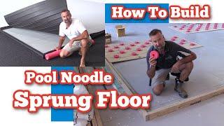 BJJ Mats, How to Build - WITH POOL NOODLES!