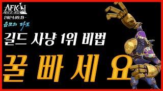 #122 길드사냥 : 글리퍼 최고의 덱 공유 빨리 보고 앞서 나가세요【AFK 새로운여정】Guild Supremacy - GLYPHSHADE