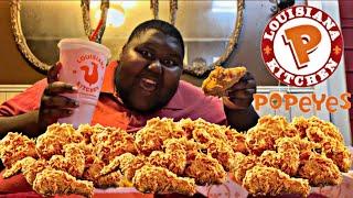 Popeyes Mukbang with story time