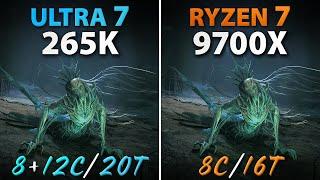 Intel Ultra 7 265K vs AMD Ryzen 7 9700X // Test in 10 Games