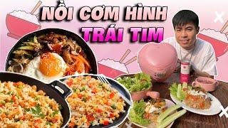 Cực độc đáo, nồi cơm mini hình trái tim siêu đáng yêu - | Đàm Đức Review