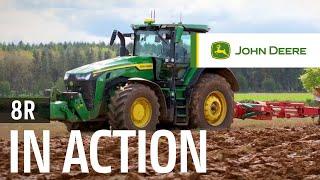 Witness our JOHN DEERE 8R eAutoPowr Tractor in Action on the Field!