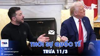 Thời sự Quốc tế trưa 11/3.Ông Zelensky gửi thư xin lỗi ông Trump; Syria kết thúc xung đột - VNA