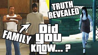 GTA San Andreas Secrets and Facts 50 Brian Johnson, CJ's Family, BETA, Myths, Samara