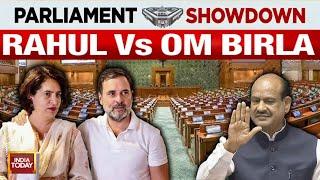 Rahul Gandhi Vs Om Birla: BJP Accuses Rahul of Unparliamentary Behavior, Congress Hits Back