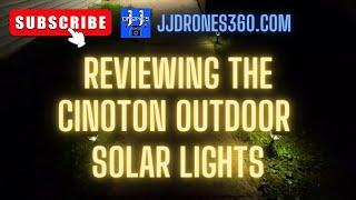 JJDrones Reviews Stuff: I Review the Cinoton Outoor Solar Landscape Lights