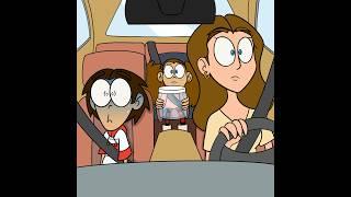 Spider in the Car  #cartoon #animation #animatic #procreateart