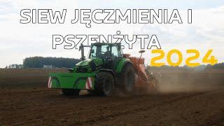 Siew zbóż 2024! [Deutz-Fahr Agrotron 6165 Warrior + Kuhn Venta 3030]