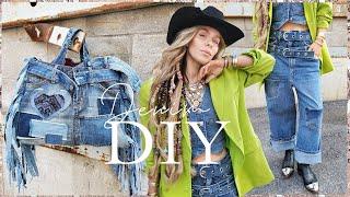 2 DENIM DIY THRIFT FLIP | Recycling my jeans