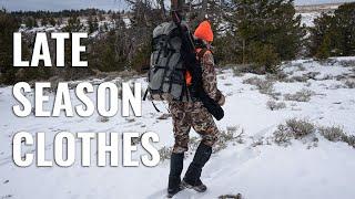 First Lite Clothing List For Late Season Hunting