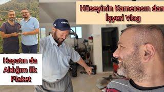 Firmadan bize Süpriz Plaket / İşyerimiz ve Ürünlerimiz / İşyeri Vlog