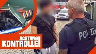 Jugendliche mit Messer & Elekroschocker! Grenzkontrolle der Polizei!  | Achtung Kontrolle