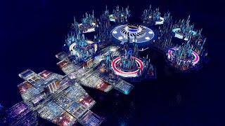 Virtual Sci fi Event, 3D Rendering | Virtual Space city Theme Event Design