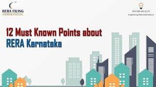 12 Must Known Points about RERA Karnataka