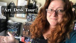 What's on My Art Desk -Studio Tour 2020