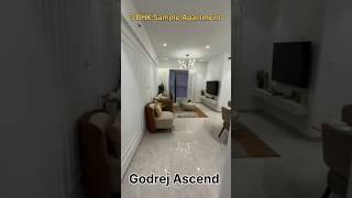 | Godrej Ascent 3 BHK sample flat |3Bhk apartment tour