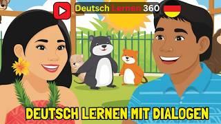 Deutsch lernen | deutsch lernen mit dialogen A1 | German Conversation for Beginners