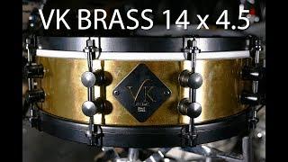 VK Brass 14 x 4.5 - Snare Drum Showcase