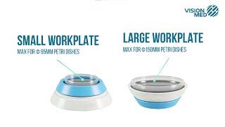 Manual Petri Dish Revolving Table—VISIONMED