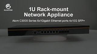 The most cost-effective rack-mounted network appliance 1U 1310NP 6L4S