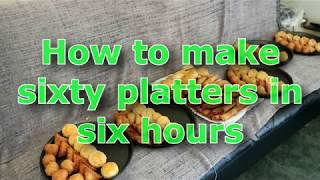 How To Make 60 Platters In 6 Hours!!