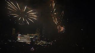 New Year fireworks in Bangkok